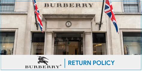 burberry return policy